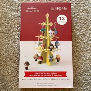 Hallmark Harry Potter Ornament Countdown Display - Red and Gold